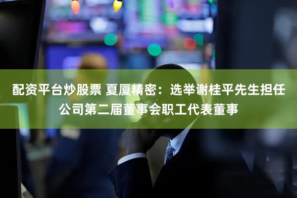 配资平台炒股票 夏厦精密：选举谢桂平先生担任公司第二届董事会职工代表董事